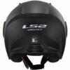 Casco Moto Jet Ls2 OF616 AIRFLOW 2 SOLID Nero Opaco