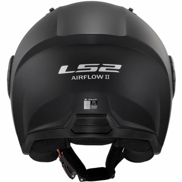 Casco Moto Jet Ls2 OF616 AIRFLOW 2 SOLID Nero Opaco