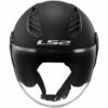 Casco Moto Jet Ls2 OF616 AIRFLOW 2 SOLID Nero Opaco