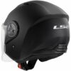 Casco Moto Jet Ls2 OF616 AIRFLOW 2 SOLID Nero Opaco