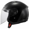 Casco Moto Jet Ls2 OF616 AIRFLOW 2  Nero Lucido