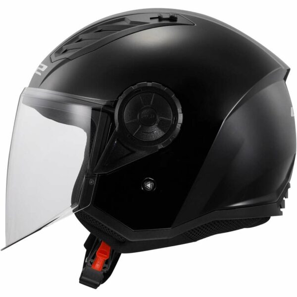 Casco Moto Jet Ls2 OF616 AIRFLOW 2  Nero Lucido