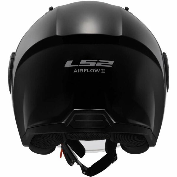 Casco Moto Jet Ls2 OF616 AIRFLOW 2  Nero Lucido