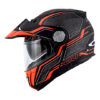 Casco Moto Modulare P/J Givi X.33 CANYON Layers Nero Opaco Arancio