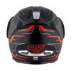 Casco Moto Modulare P/J Givi X.33 CANYON Layers Nero Opaco Arancio