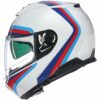 Casco Moto Modulare P/J Nolan N100-6 ASSOLUTO 347 Bianco/Blu/Rosso/Azzurro
