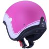 Casco Moto Jet Caberg FREERIDE X IMOLA Opaco Rosa Bianco