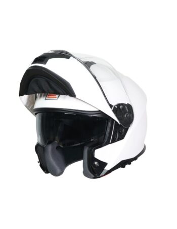 Casco Moto Modulare P/J 2206 Origine LOGIC Linear Bianco
