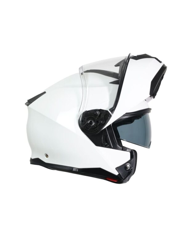 Casco Moto Modulare P/J 2206 Origine LOGIC Linear Bianco