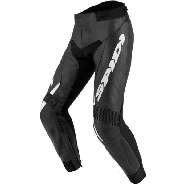 Pantaloni Moto in Pelle Spidi TEKER 2 Nero Bianco