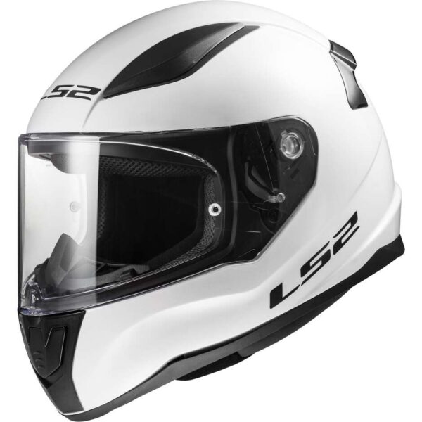 Casco Integrale Moto LS2 FF353 RAPID 2 Solid Bianco Lucido