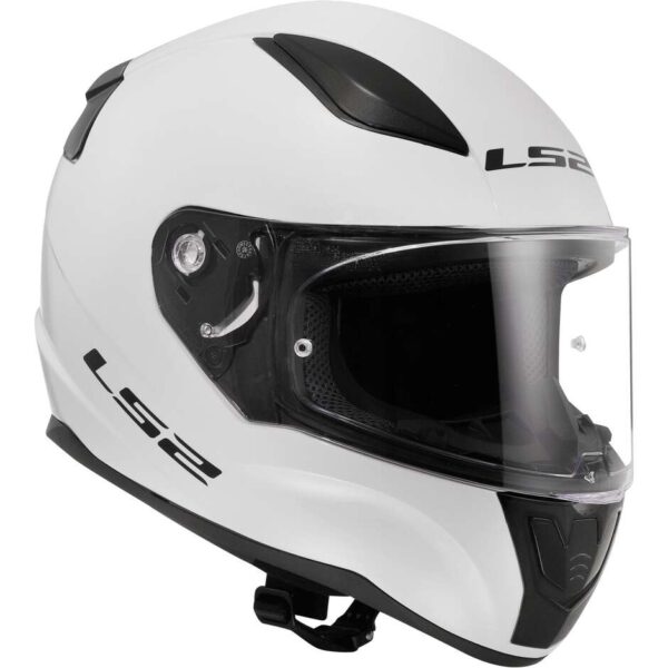 Casco Integrale Moto LS2 FF353 RAPID 2 Solid Bianco Lucido