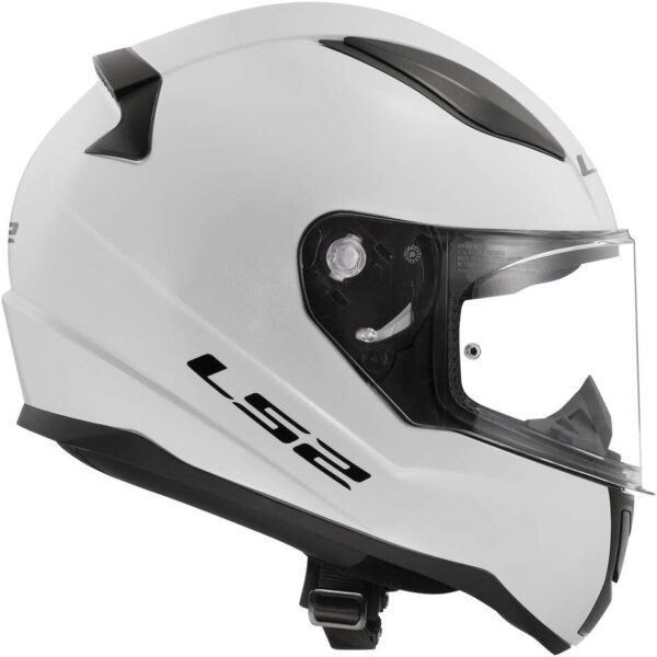 Casco Integrale Moto LS2 FF353 RAPID 2 Solid Bianco Lucido