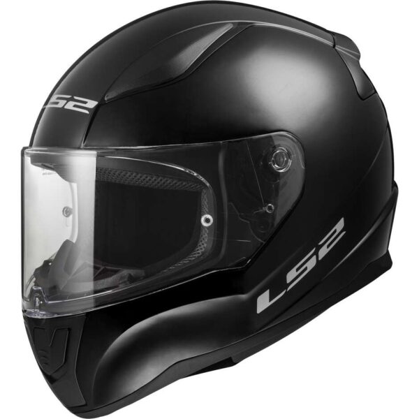Casco Integrale Moto LS2 FF353 RAPID 2 Solid Nero Lucido