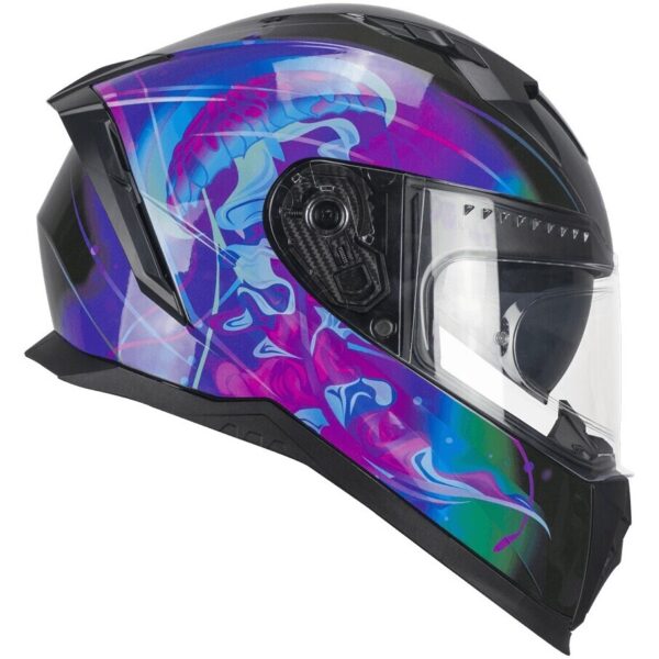 Casco Moto Integrale CGM 311S BLAST JELLY Nero Viola