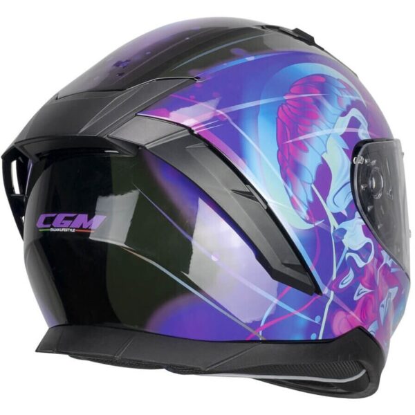 Casco Moto Integrale CGM 311S BLAST JELLY Nero Viola