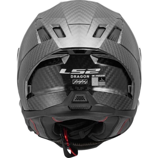 Casco Moto Integrale LS2 FF807 DRAGON Carbonio Opaco