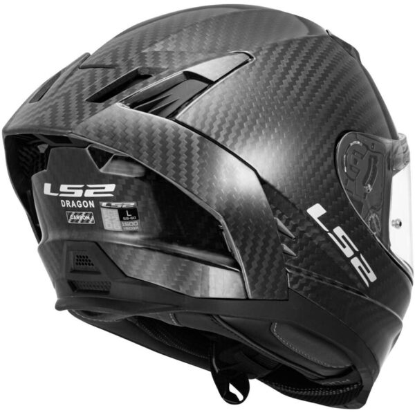 Casco Moto Integrale LS2 FF807 DRAGON Carbonio Opaco