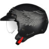 Casco Moto Jet Nexx Y.10 EAGLE RIDER Nero Grigio Opaco