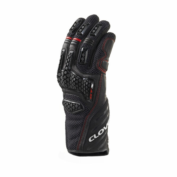 Guanto Moto Clover Touring Corto in Tessuto e Pelle GTS-3