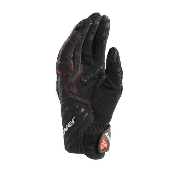 Guanto Moto Clover Touring Corto in Tessuto e Pelle GTS-3