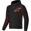 Felpa Alpinestars CHROME AIR SPORT Nero/Rosso/Fluo