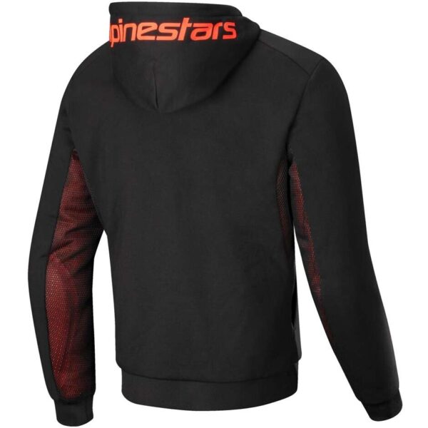 Felpa Alpinestars CHROME AIR SPORT Nero/Rosso/Fluo