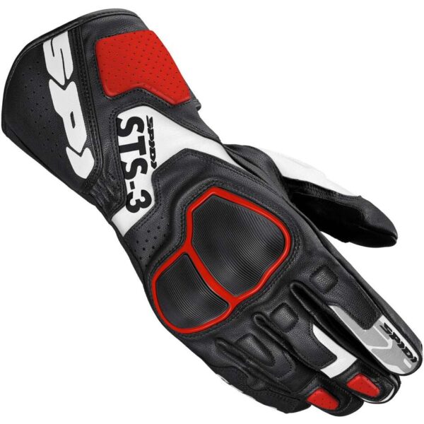 Guanti Moto in Pelle Touring Spidi STS-3 Rosso