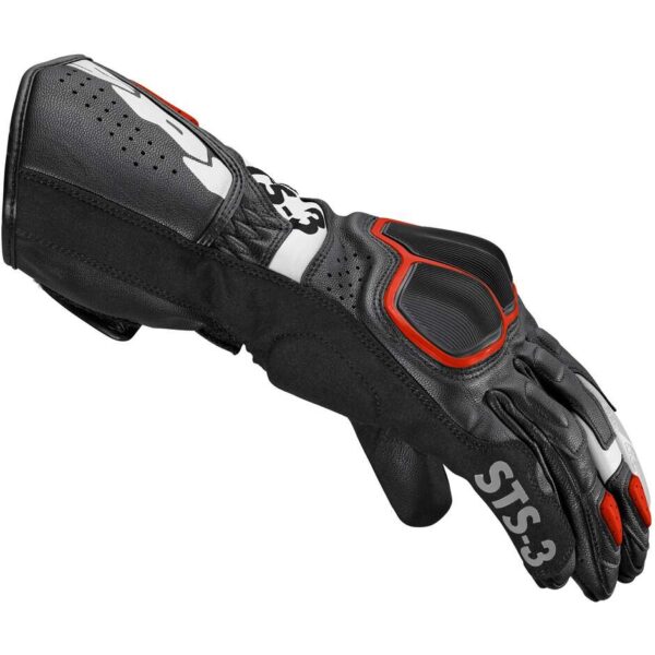 Guanti Moto in Pelle Touring Spidi STS-3 Rosso