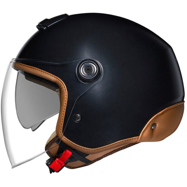 Casco Jet Nexx Y.10 SUNNY Motorcycle Helmet Matt Black Camel