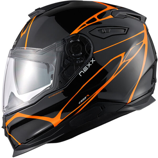 Casco Moto NEXX Y.100 B-Side Black / Orange
