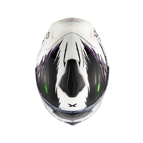 Casco Moto Nexx Y.100R Night Rider Bianco