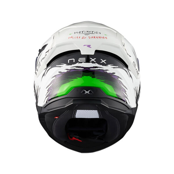 Casco Moto Nexx Y.100R Night Rider Bianco