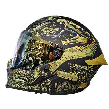 CASCO MOTO INTEGRALE MPH BLADE E22.06 GRAFICA COBRA OPACO PINLOCK