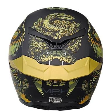 CASCO MOTO INTEGRALE MPH BLADE E22.06 GRAFICA COBRA OPACO PINLOCK