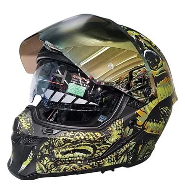 CASCO MOTO INTEGRALE MPH BLADE E22.06 GRAFICA COBRA OPACO PINLOCK