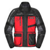 GIACCA MOTO SPIDI HARD TRACK 3 NERO/ROSSO