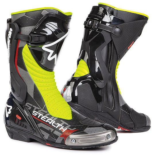 Stivale Moto Racing Stylmartin STEALTH EVO AIR Nero
