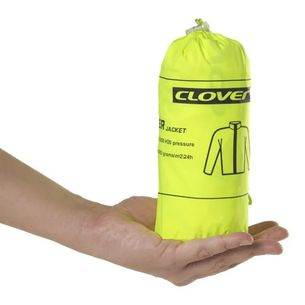 Giacca Antipioggia Moto Clover Rainblaster Wp - Giallo