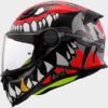 Casco Moto Integrale Bambino LS2 FF812 KID Punk Grey / Red