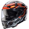 Casco Moto Integrale Caberg AVALON X GURKHA Nero Grigio Arancio Fluo