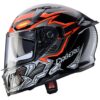 Casco Moto Integrale Caberg AVALON X GURKHA Nero Grigio Arancio Fluo