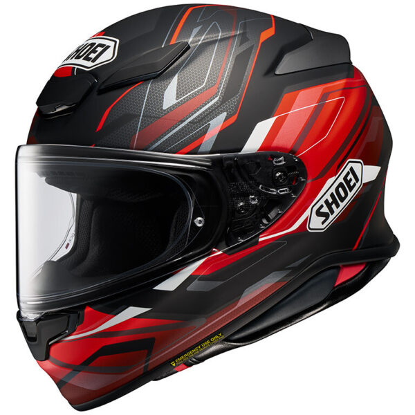 Casco Moto integrale Shoei NXR2 Capriccio TC-1 Nero Rosso Opaco