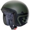 Casco Moto Jet Caberg FREERIDE X DAYTONA Opaco MILITARY Verde Nero Silver