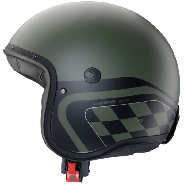 Casco Moto Jet Caberg FREERIDE X DAYTONA Opaco MILITARY Verde Nero Silver