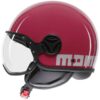 Casco Moto Jet Momo Design FGTR CLASSIC Candy Fucsia Bianco