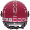 Casco Moto Jet Momo Design FGTR CLASSIC Candy Fucsia Bianco