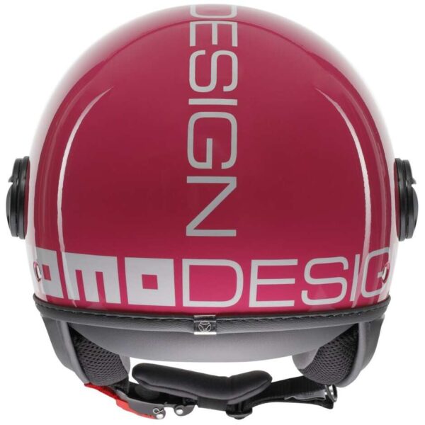 Casco Moto Jet Momo Design FGTR CLASSIC Candy Fucsia Bianco