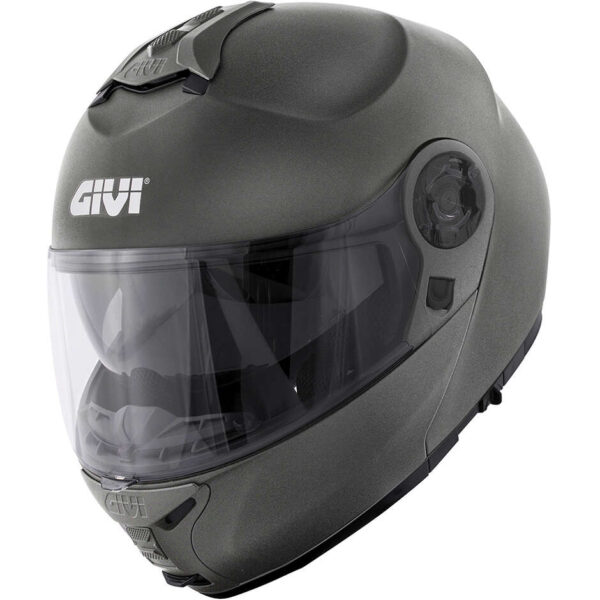 Casco Moto Modulare P/J Givi X.21 EVO Titanio Opaco