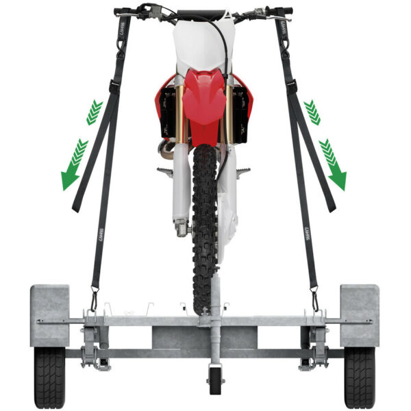 Coppia Nastri Tensori Moto Lampa 90584 Kraken Pull-Down